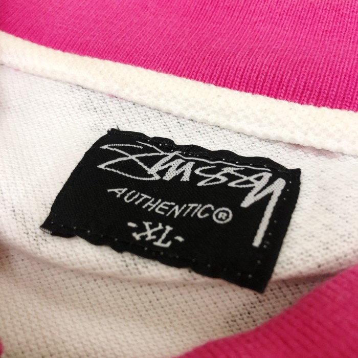 STUSSY/Multi print polo shirt/XL/総柄ポロシャツ | Vintage.City 古着屋、古着コーデ情報を発信