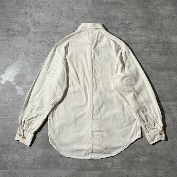90年代 ギャップ オフホワイト ミリタリーシャツ ハンティングシャツ | Vintage.City 빈티지숍, 빈티지 코디 정보