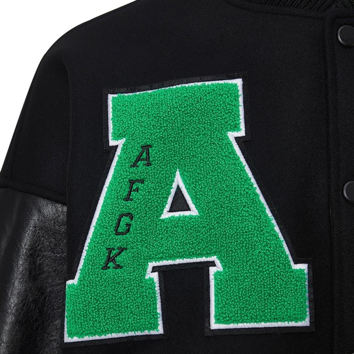 AFGK ジャケット スタジャン ストリートユニセックス バックロゴ PU | Vintage.City 古着屋、古着コーデ情報を発信