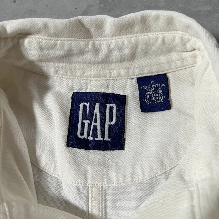 90年代 ギャップ オフホワイト ミリタリーシャツ ハンティングシャツ | Vintage.City 古着屋、古着コーデ情報を発信
