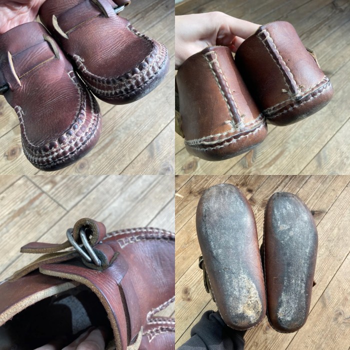 Arrow moccasin handmade leather shoes | Vintage.City 빈티지숍, 빈티지 코디 정보