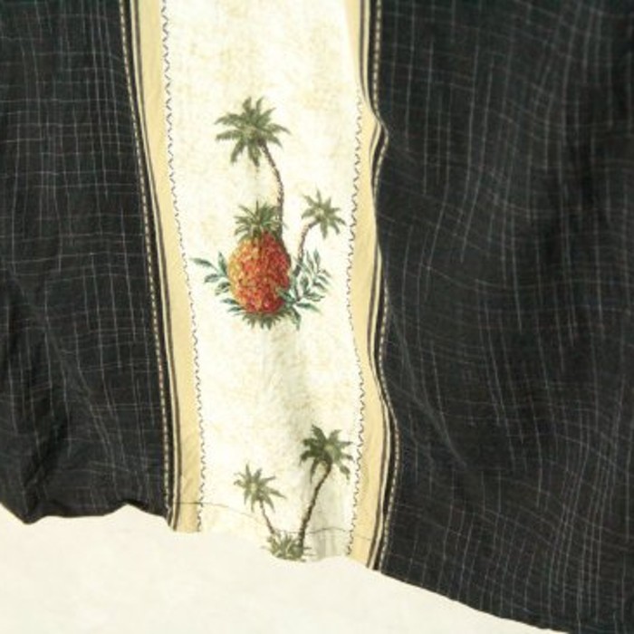 net & pineapple design aloha shirt | Vintage.City 古着屋、古着コーデ情報を発信