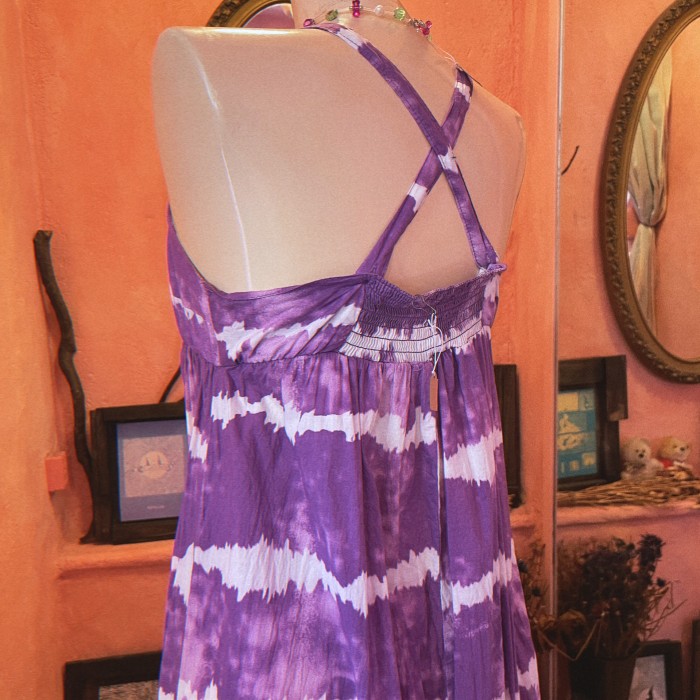 Used tie dye style print camisole dress | Vintage.City 빈티지숍, 빈티지 코디 정보