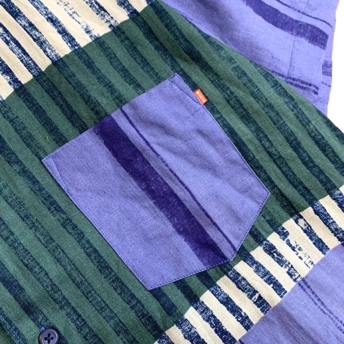HUGO BOSS S/S Design Stripe Shirt | Vintage.City 빈티지숍, 빈티지 코디 정보