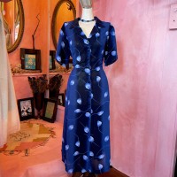 Used blue Tulip dress | Vintage.City ヴィンテージ 古着