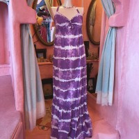 Used tie dye style print camisole dress | Vintage.City ヴィンテージ 古着