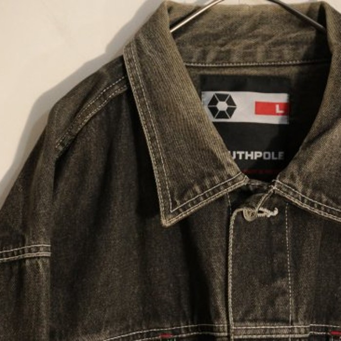 "SOUTHPOLE" black denim big jacket | Vintage.City Vintage Shops, Vintage Fashion Trends