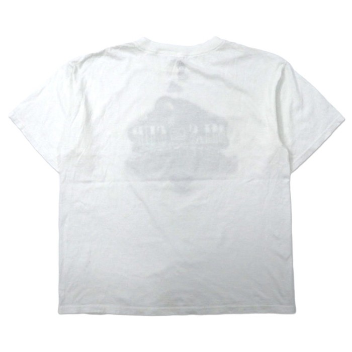ADIDAS フットボールプリントTシャツ M ホワイト コットン MLS | Vintage.City 古着屋、古着コーデ情報を発信