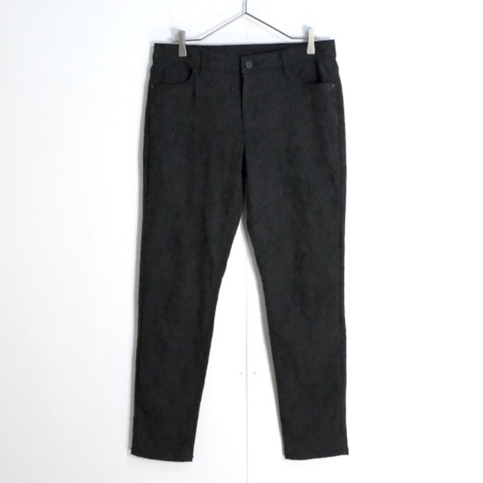 black floral jacquard weave pants. | Vintage.City 古着屋、古着コーデ情報を発信