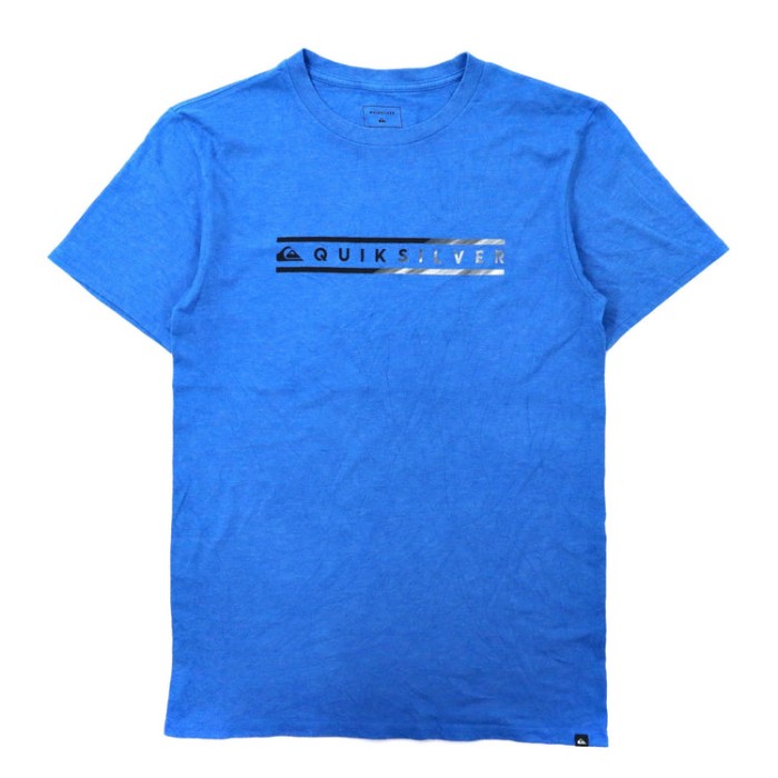 QUICK SILVER ロゴプリントTシャツ M ブルー サルバドル製 | Vintage.City 빈티지숍, 빈티지 코디 정보