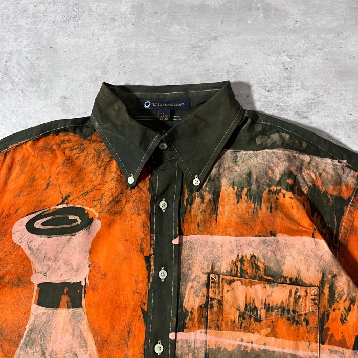 90年代 トミーヒルフィガー ボーリング アート柄シャツ トミフィル | Vintage.City 古着屋、古着コーデ情報を発信