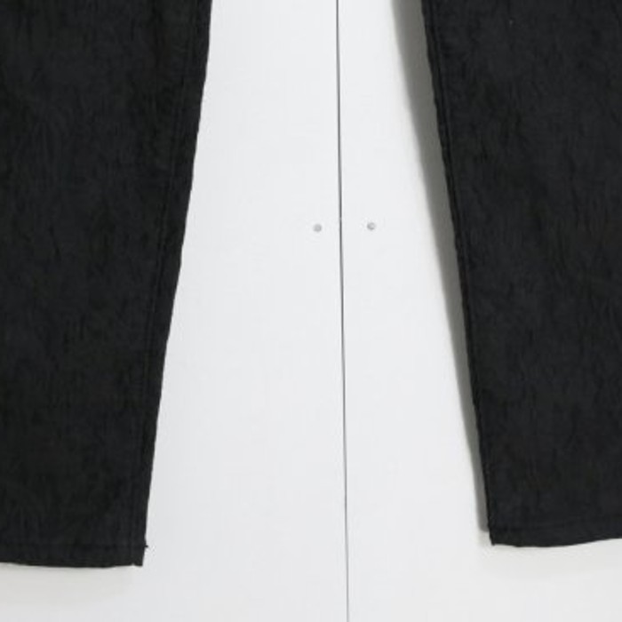 black floral jacquard weave pants. | Vintage.City 빈티지숍, 빈티지 코디 정보