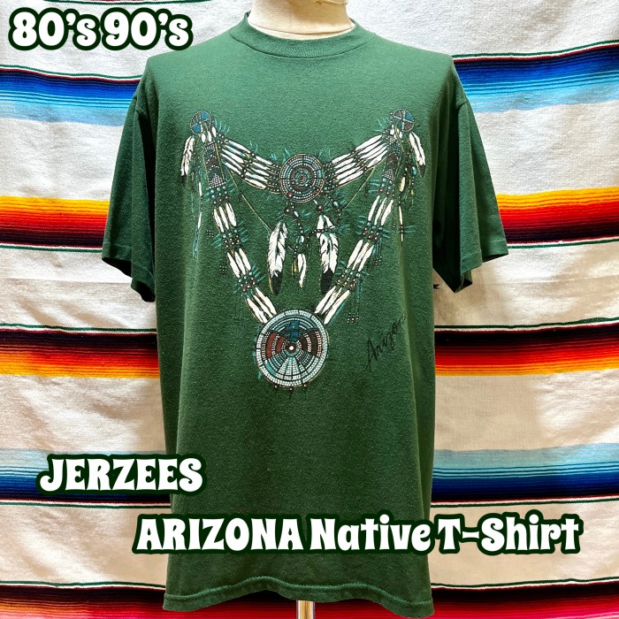 80’s 90’s JERZEES ARIZONA ネイティブ Tシャツ | Vintage.City 빈티지숍, 빈티지 코디 정보
