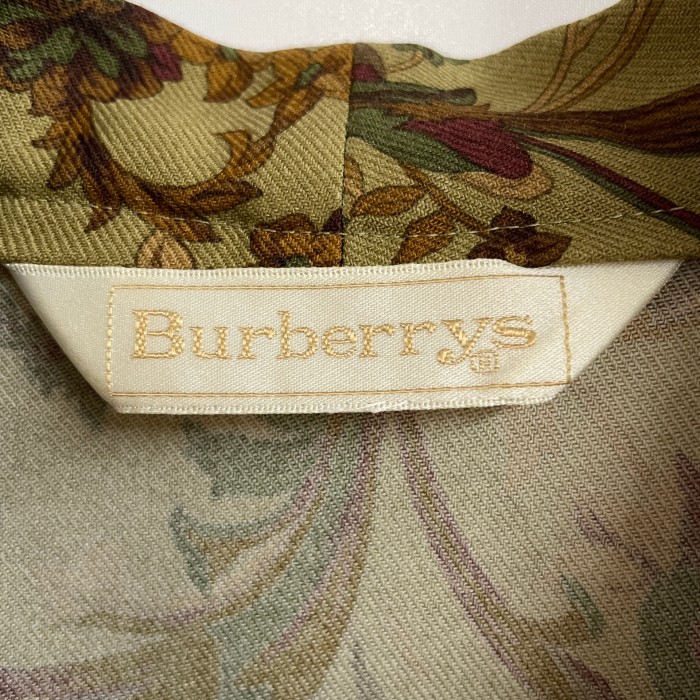 burberry ノーカラー　花柄 | Vintage.City 古着屋、古着コーデ情報を発信