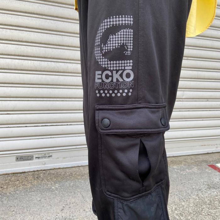 『送料無料』ecko エコー　カーゴジャージパンツ　黒　トラックパンツ | Vintage.City 빈티지숍, 빈티지 코디 정보