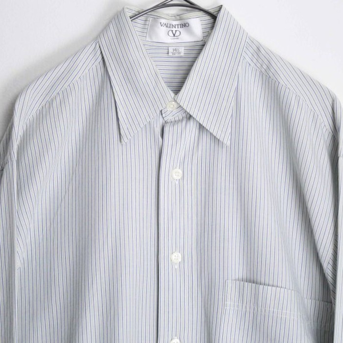 "VALENTINO" stripe dress shirt | Vintage.City 古着屋、古着コーデ情報を発信