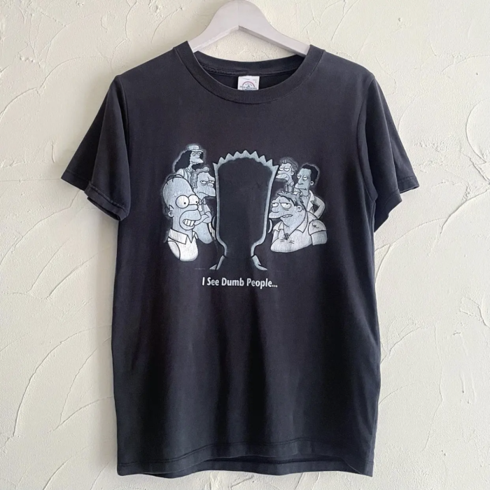 USA Simpsons black T-shirt | Vintage.City ヴィンテージ 古着