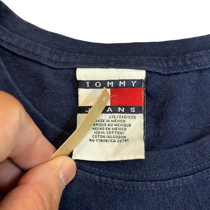 ビンテージ 90年代 トミーヒルフィガー Tシャツ XXL ネイビー | Vintage.City 古着屋、古着コーデ情報を発信