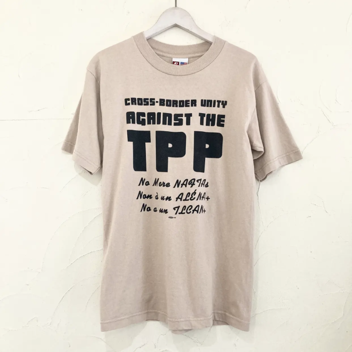 Made in USA beige TPP T-shirt | Vintage.City ヴィンテージ 古着