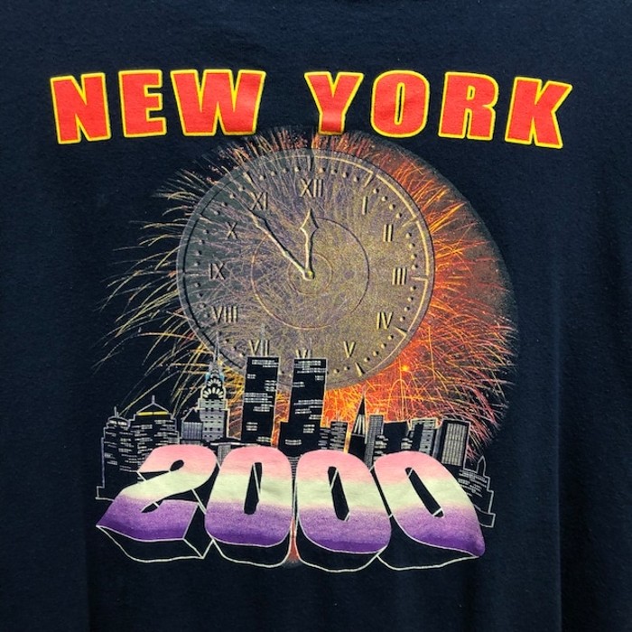 b989.00s ニューヨーク デザインプリントtシャツ 2000 XL | Vintage.City ヴィンテージ 古着