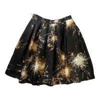 MSGM Fireworks Silk Skirt Black | Vintage.City ヴィンテージ 古着