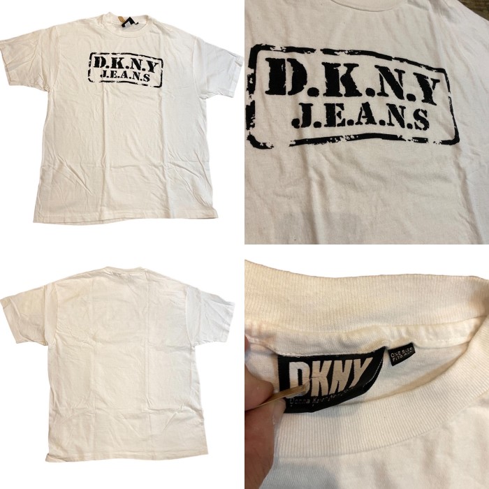 ビンテージ 90年代 ダナキャランジーンズ Tシャツ OSFA ホワイト | Vintage.City 古着屋、古着コーデ情報を発信