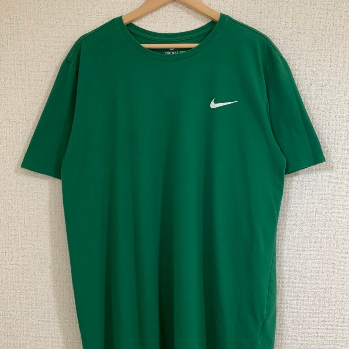 NIKE ナイキ Tシャツ グリーン ワンポイント オーバーサイズ 2XL 