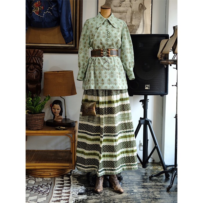 Vintage green skirt | Vintage.City Vintage Shops, Vintage Fashion Trends