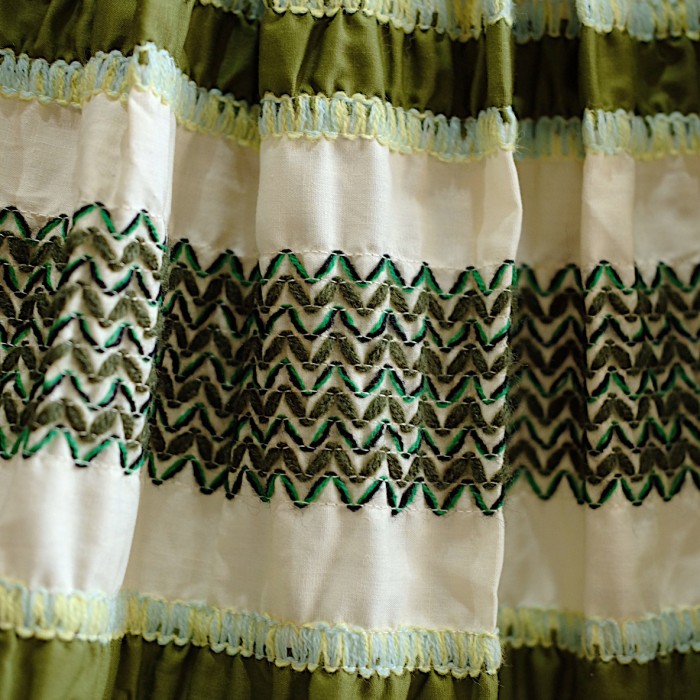 Vintage green skirt | Vintage.City 古着屋、古着コーデ情報を発信