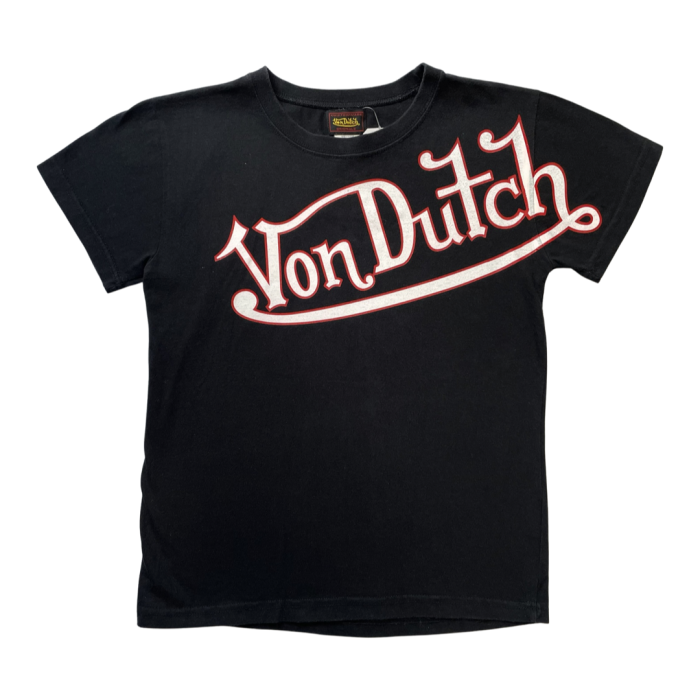 VonDutch Logo Tee Black | Vintage.City 빈티지숍, 빈티지 코디 정보