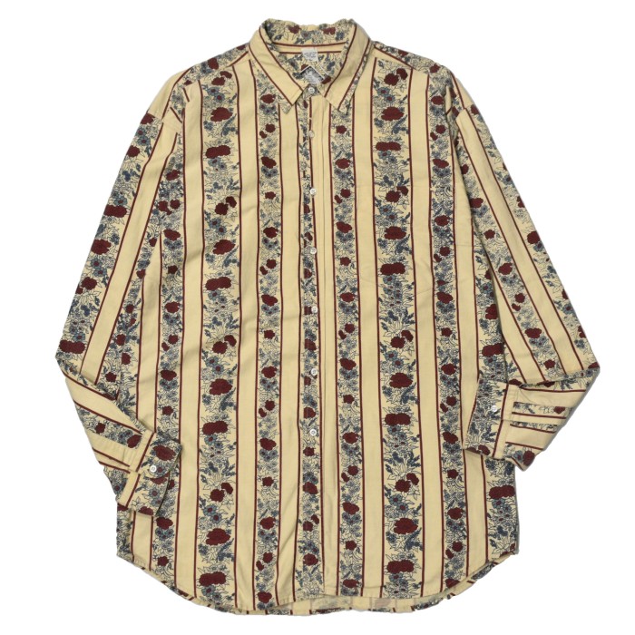 Old Patterned L/S Shirt | Vintage.City 古着屋、古着コーデ情報を発信