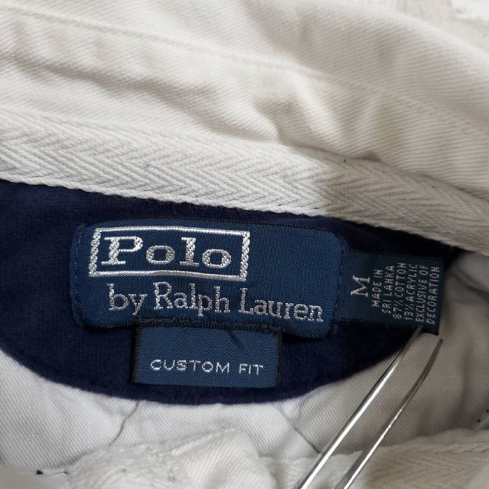 POLO RALPH LAUREN ラガーシャツ ネイビー・紺色 Mサイズ 綿 | Vintage 