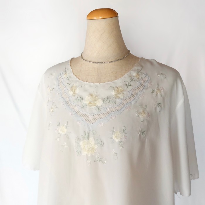 Vintage embroidery china blouse | Vintage.City 古着屋、古着コーデ情報を発信