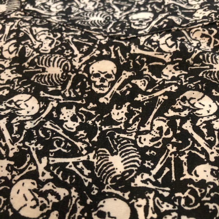 90s OLD STUSSY/Skull print s/s shirt/USA | Vintage.City 빈티지숍, 빈티지 코디 정보