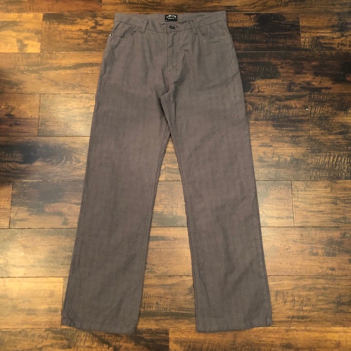STUSSY/check straight pants/W30 | Vintage.City 古着屋、古着コーデ情報を発信