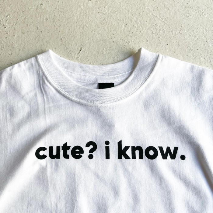 【cute?  i know.】DROP tee for girls | Vintage.City 古着屋、古着コーデ情報を発信