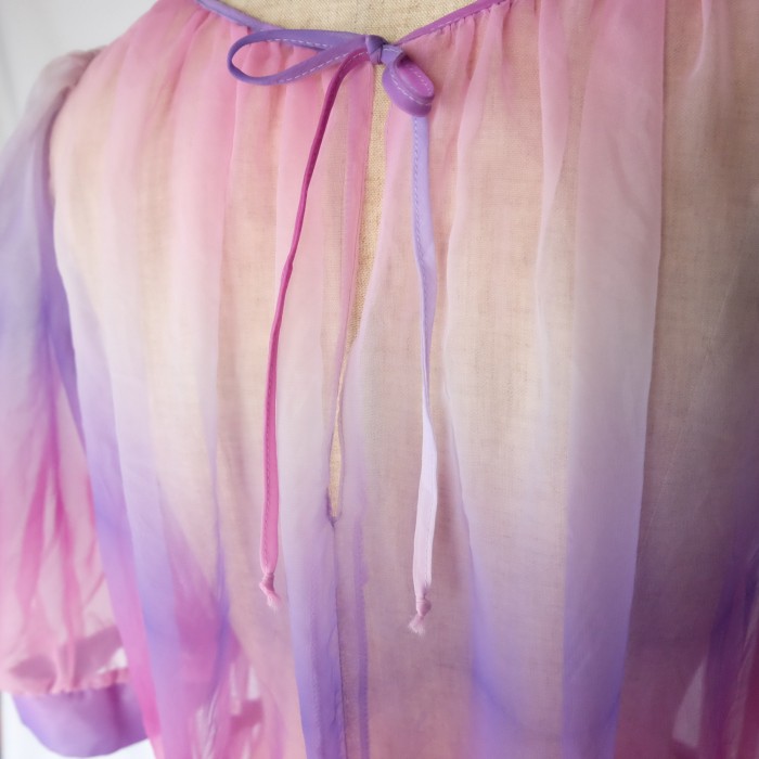 Vintage gradient sheer dress | Vintage.City 빈티지숍, 빈티지 코디 정보