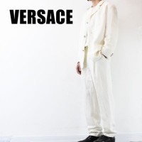 VERSUS VERSACE ヴェルサーチ セットアップ スーツ ホワイト | Vintage.City 古着屋、古着コーデ情報を発信