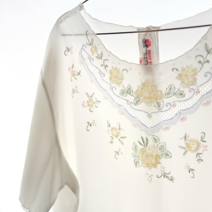 Vintage embroidery china blouse | Vintage.City 古着屋、古着コーデ情報を発信