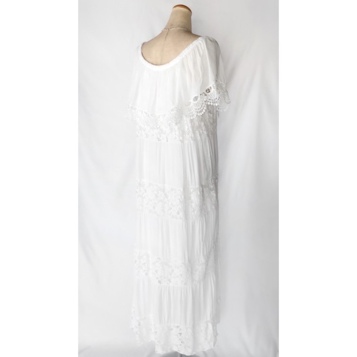 Lace white dress | Vintage.City 古着屋、古着コーデ情報を発信