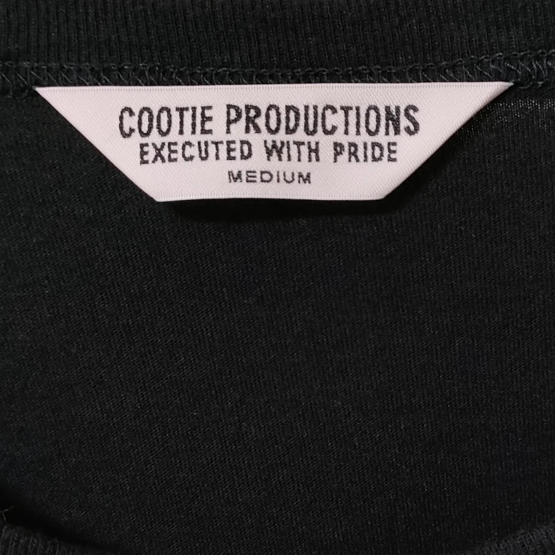 未使用に近い COOTIE PRODUCTIONS ロゴTシャツ 黒 Mサイズ | Vintage.City
