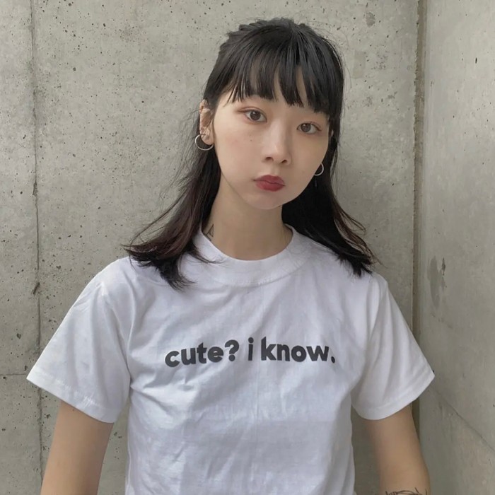 【cute?  i know.】DROP tee for girls | Vintage.City 古着屋、古着コーデ情報を発信