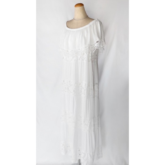 Lace white dress | Vintage.City 빈티지숍, 빈티지 코디 정보