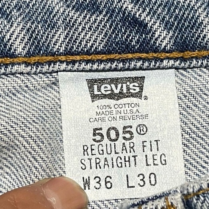（W36）90's Levi's 505 Made In USA オレンジタブ | Vintage.City 古着屋、古着コーデ情報を発信