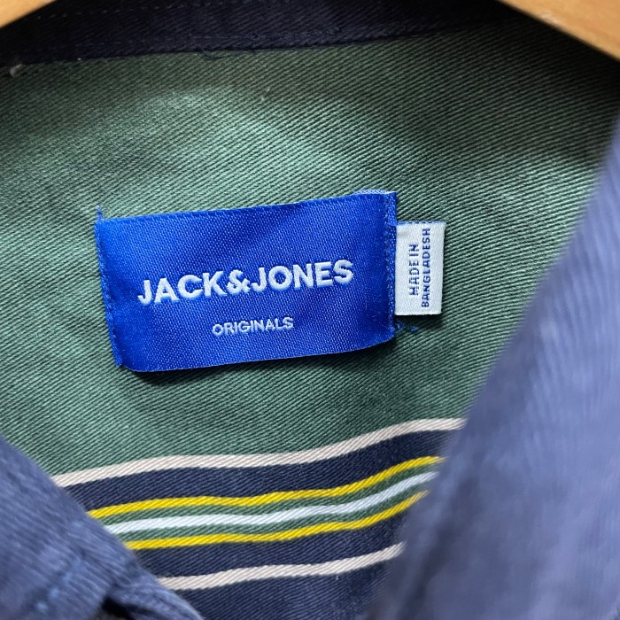 ジャックアンドジョーンズ JACK&JONES シャツ ストライプ マルチカラー | Vintage.City 古着屋、古着コーデ情報を発信