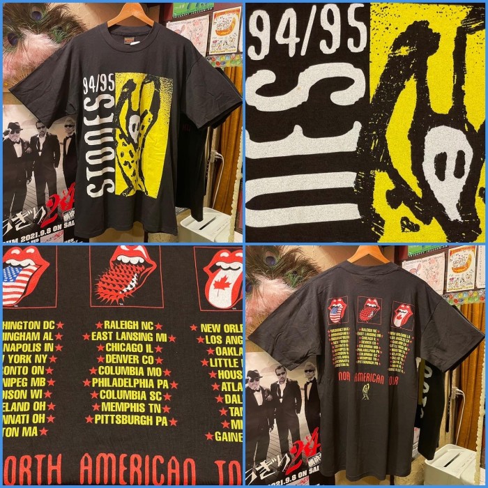 1994年 Rolling Stones ローリングストーンズ ツアーTシャツ