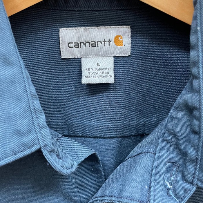 カーハート Carhartt シャツ ワークシャツ 半袖 ネイビー L | Vintage.City 古着屋、古着コーデ情報を発信