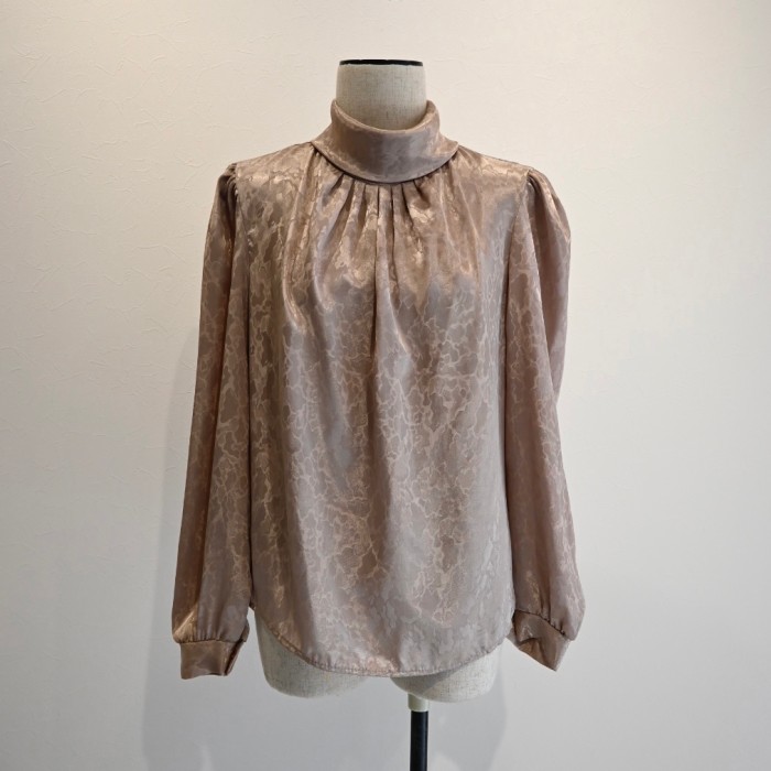 gold design blouse | Vintage.City 빈티지숍, 빈티지 코디 정보