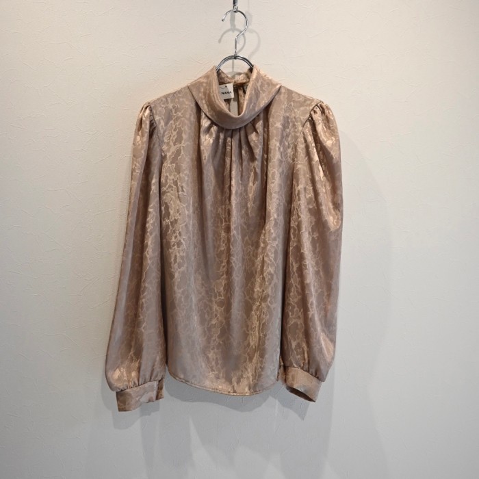 gold design blouse | Vintage.City 古着屋、古着コーデ情報を発信