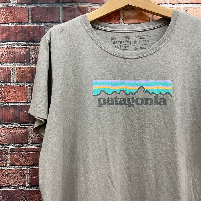 パタゴニア Patagonia Tシャツ 半袖 オーガニックコットン ベージュ 